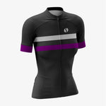 Personalized Women's Cycling Kit – Purple/White/Black - K2 Sportswear | Custom Sports Uniforms & Apparels - K2 Sportswear