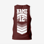 Men's Personalized Dark Brown Lacrosse Pinnie - K2 Sportswear | Custom Sports Uniforms & Apparels - K2 Sportswear