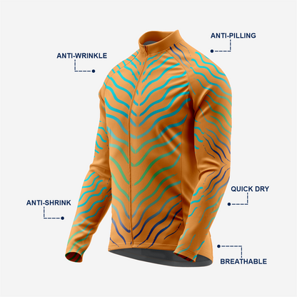 Men’s Long Sleeve Bicycle Jersey Quick‑Dry Set