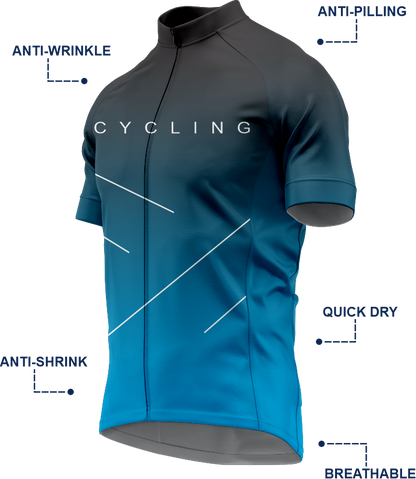 Pro-Fit Men’s Cycling Kit – Persian Blue Road Cycling Apparel