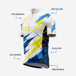 Men’s Cycling Jersey and Shorts Set - White Smoke - K2 Sportswear | Custom Sports Uniforms & Apparels - K2 Sportswear
