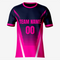 High-Performance Soccer Uniform in Navy Blue and Pink