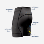 Padded Cycling Shorts Mens Black Road Ready - K2 Sportswear | Custom Sports Uniforms & Apparels - K2 Sportswear