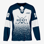 Dark Blue Custom Ice Hockey Jersey – Team Wear - K2 Sportswear | Custom Sports Uniforms & Apparels - K2 Sportswear