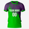 Sleek Kelly Green & Purple Soccer Uniforms for Champions