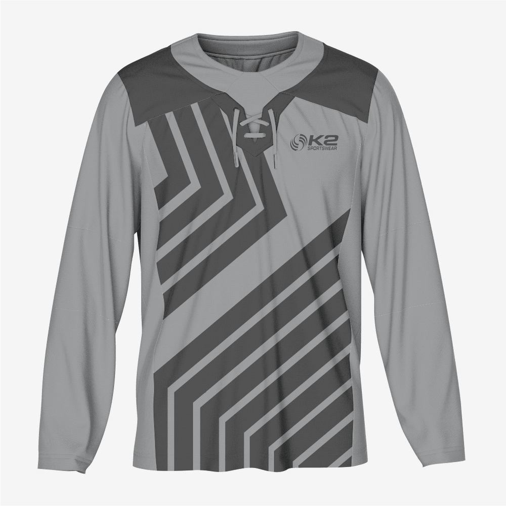 Custom Ice Hockey Jersey in Gray