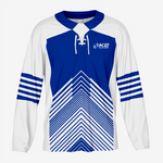 Custom Blue Ice Hockey Jersey – Pro Quality - K2 Sportswear | Custom Sports Uniforms & Apparels - K2 Sportswear