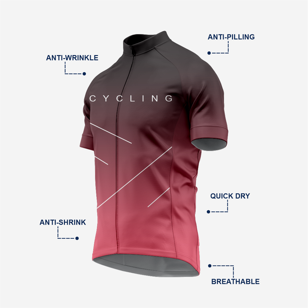 Pro-Fit Men’s Cycling Kit – Road Cycling Apparel Dark Pink