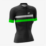Personalized Women's Cycling Kit – Green/Grey/Black - K2 Sportswear | Custom Sports Uniforms & Apparels - K2 Sportswear