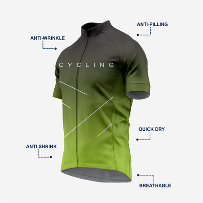 Men’s Cycling Jersey and Shorts Set – Road Bike Clothing Olive
