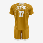 Personalized Golden Lacrosse Uniform – Pro Fit - K2 Sportswear | Custom Sports Uniforms & Apparels - K2 Sportswear