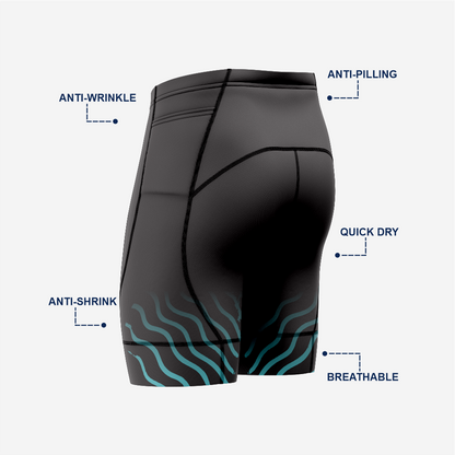 Durable Cycling Shorts Men Black Road Bike Apparel