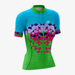 Custom Blue & Green Women's Cycling Kit – Pro Fit - K2 Sportswear | Custom Sports Uniforms & Apparels - K2 Sportswear