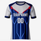 Premium Dark Blue & Grey Soccer Kit