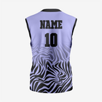 Custom 2-Button Sleeveless Softball Jersey – Pastel Purple for Your Team - K2 Sportswear | Custom Sports Uniforms & Apparels - K2 Sportswear