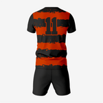Orange/Black Custom Volleyball Uniform Set for Teams - K2 Sportswear | Custom Sports Uniforms & Apparels - K2 Sportswear