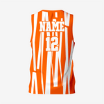 Men's Personalized Orange Lacrosse Pinnie - K2 Sportswear | Custom Sports Uniforms & Apparels - K2 Sportswear