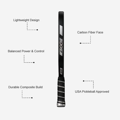 Custom Pickleball Paddle - Carbon Fiber Performance Paddle with Edge Guard