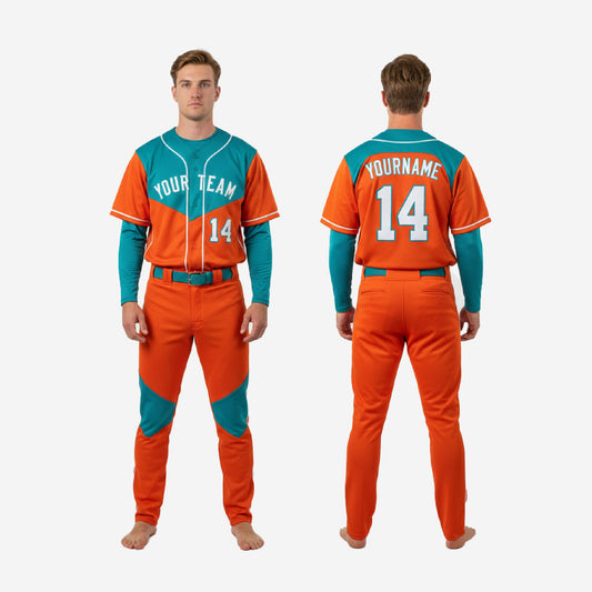 Custom Baseball Uniform Set - Jersey & Pants Team Design