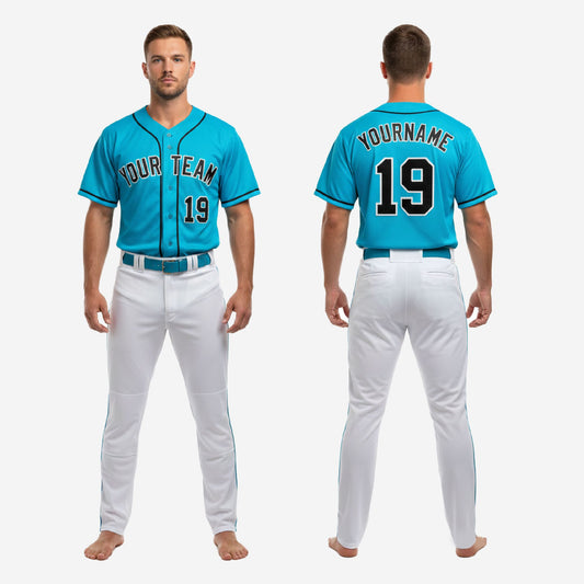 Personalized Baseball Uniform Set - Custom Jersey & Pants Sublimation Print