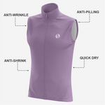 Men’s Sleeveless Cycling Jersey in Light Purple - K2 Sportswear | Custom Sports Uniforms & Apparels - K2 Sportswear