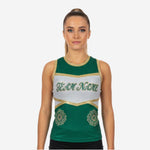 Custom Cheerleading Tank Top - Green Performance Uniform