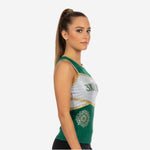 Custom Cheerleading Tank Top - Green Performance Uniform