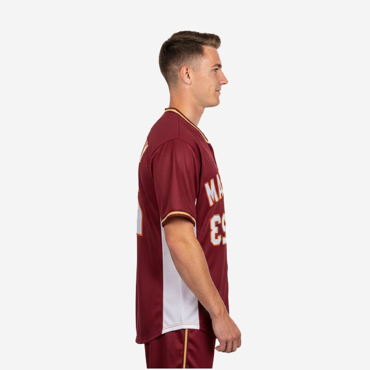 Custom Baseball Team Jersey - Full Button Custom Name & Number