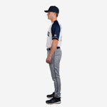 Custom Baseball Team Uniform in White/Gray - Jersey & Pants Custom Name Number Set
