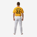 Personalized Baseball Uniform Set Yellow - Custom Jersey & Pants Sublimation Print