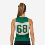 Custom Cheerleading Tank Top - Green Performance Uniform