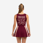 Youth & Adult Cheerleading Dress - Dark Brown Team Uniform Set