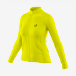 Personalized Yellow Women's Long Sleeve Bicycle Jersey - K2 Sportswear | Custom Sports Uniforms & Apparels - K2 Sportswear