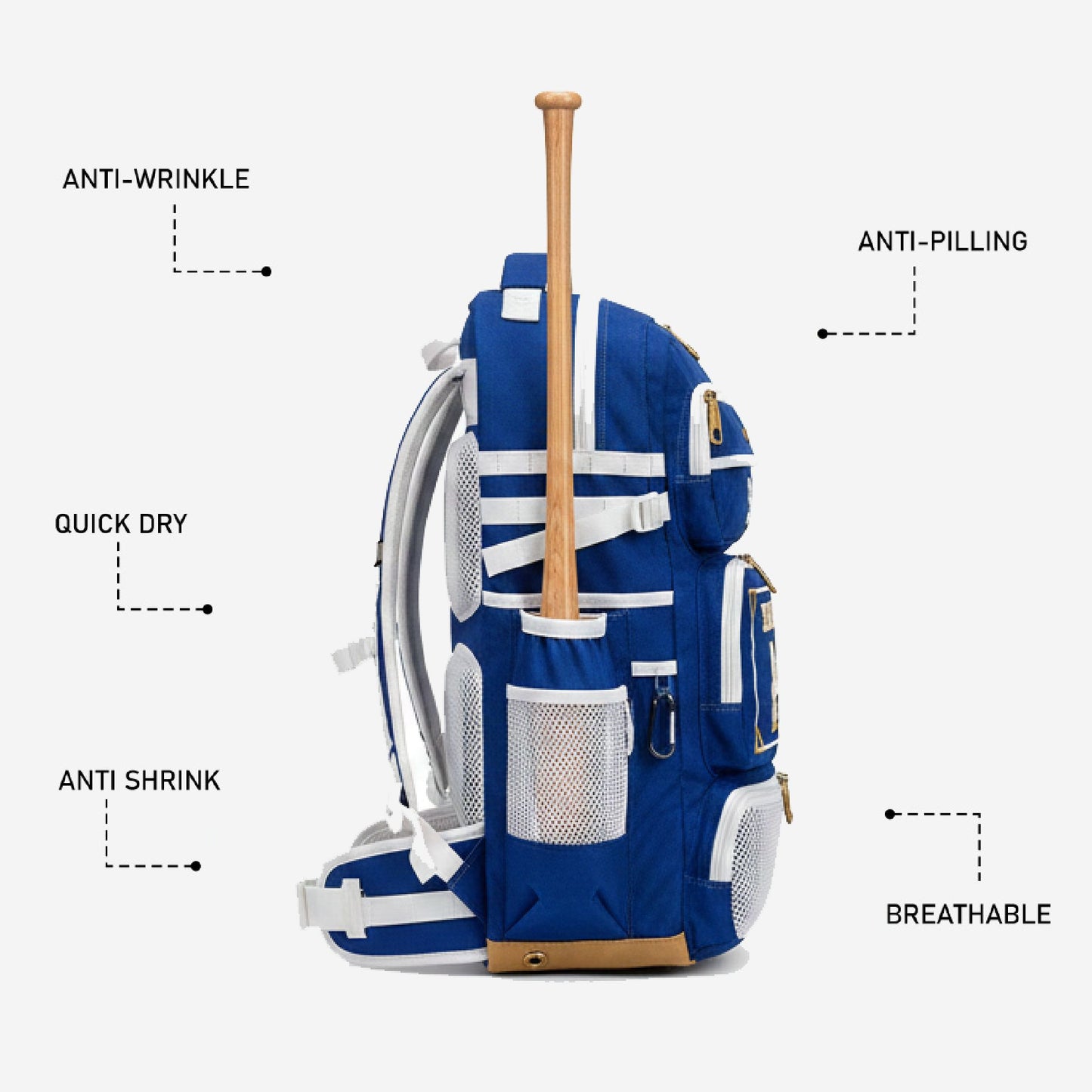 Custom Baseball Bag - Personalized Baseball Equipment Bag Team Name & Logo