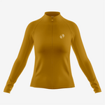 Premium Women's Long Sleeve Cycling Jersey in Bronze - K2 Sportswear | Custom Sports Uniforms & Apparels - K2 Sportswear