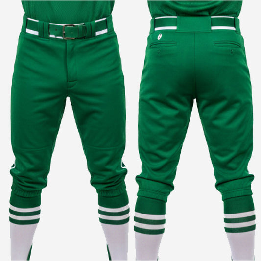Custom Baseball Knicker Pants - Piped Baseball Uniform Knickers Team Colors