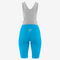 Premium Custom Sky Blue Cycling Bib Shorts for Women