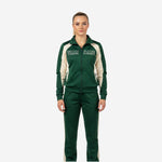 Green Custom Cheerleading Tracksuit Set - Full Zip Warmup Jacket & Pants Team Suit
