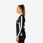Custom Sublimated Cheerleading Jersey - Black Long Sleeve Athletic Top