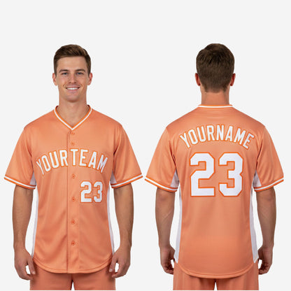 Custom Baseball Team Jersey - Full Button Baseball Jersey Custom Name & Number