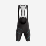 Men’s Long Sleeve Cycling Top and Bib Shorts Set - Teal Blue - K2 Sportswear | Custom Sports Uniforms & Apparels - K2 Sportswear