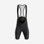 Men’s Long Sleeve Cycling Top and Bib Shorts Set - Blue & Gray - K2 Sportswear | Custom Sports Uniforms & Apparels - K2 Sportswear