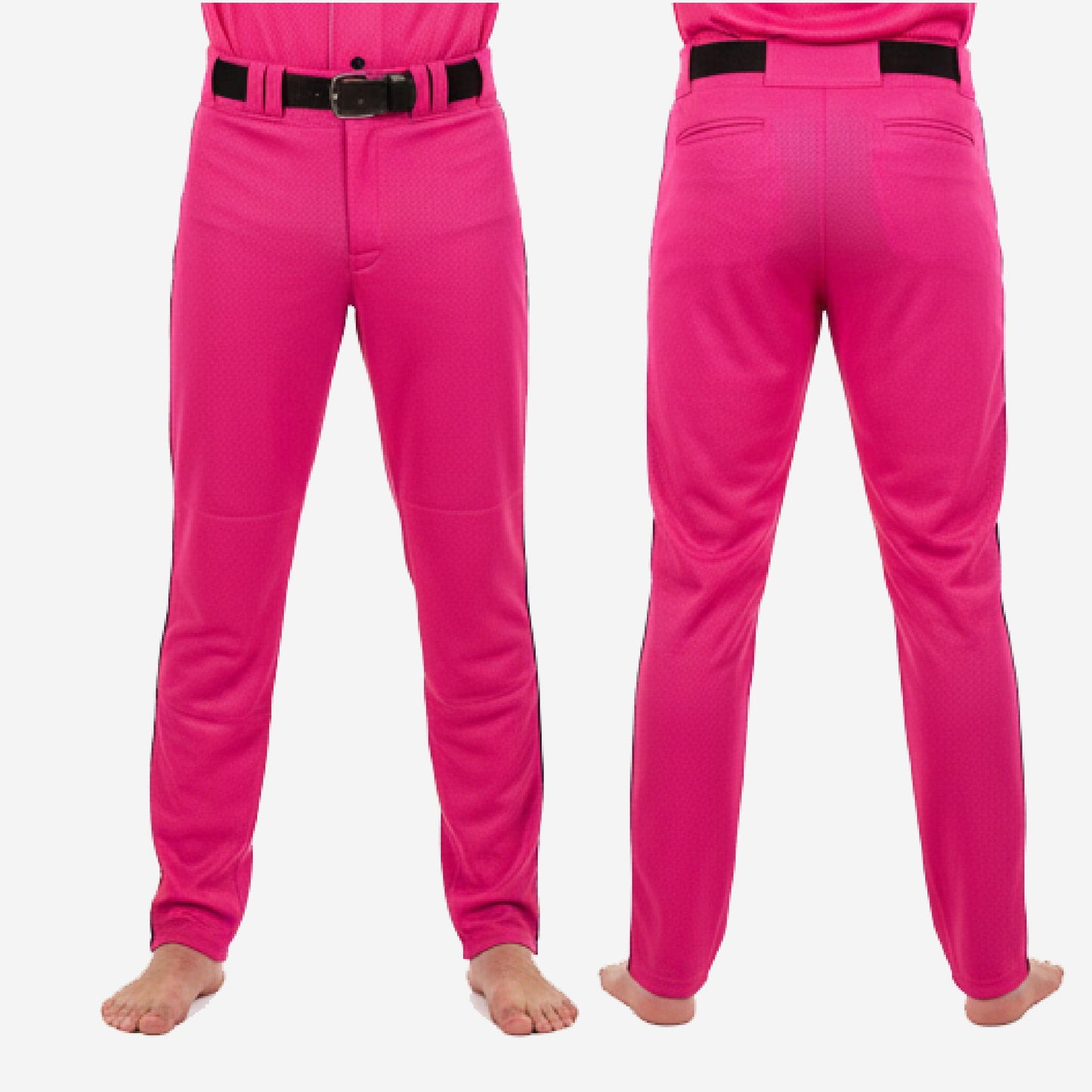 Custom Baseball Pants - Custom Team Colors Uniform Pants in Pink
