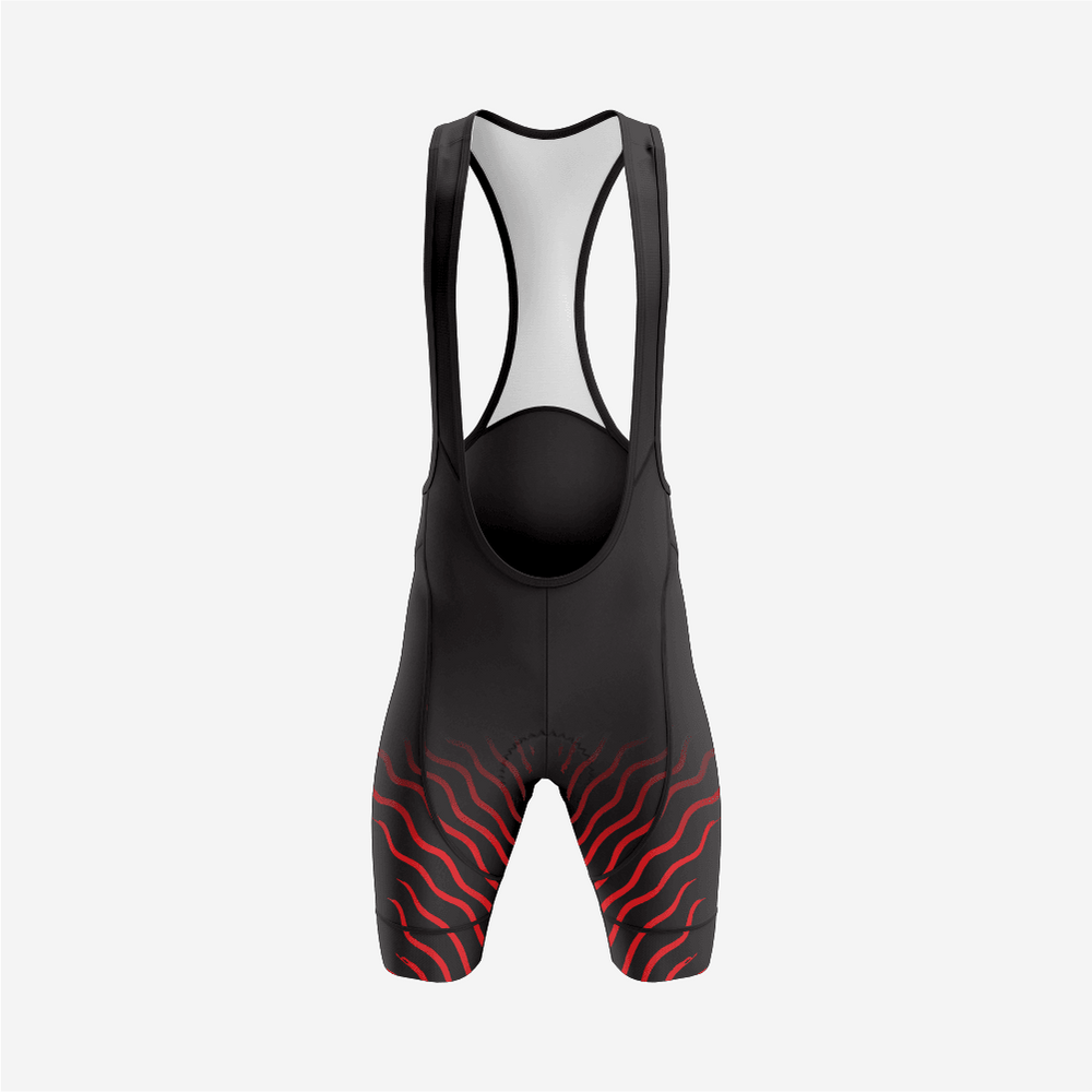 Men’s Black Cycling Bib Shorts for Comfort & Endurance