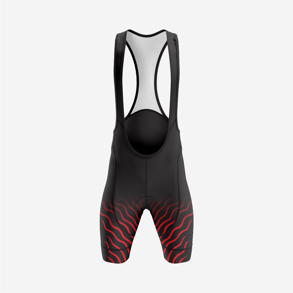Men’s Black Cycling Bib Shorts for Comfort & Endurance