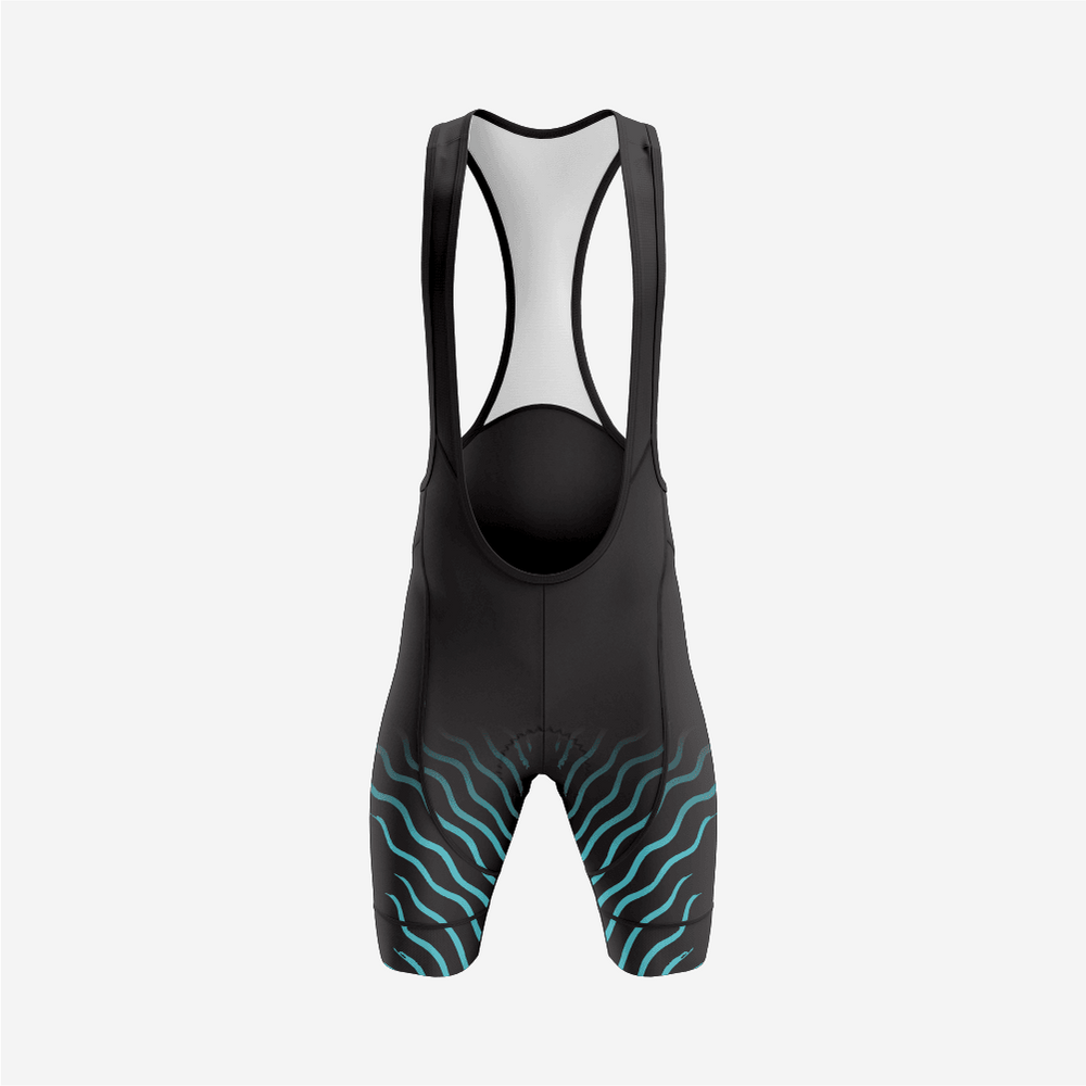 Premium Men's Black Cycling Bib Shorts – Breathable, Padded & Performance