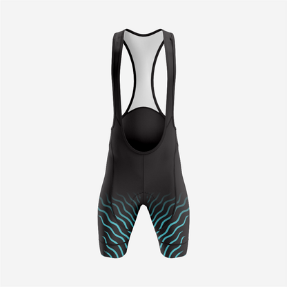 Premium Men's Black Cycling Bib Shorts – Breathable, Padded & Performance
