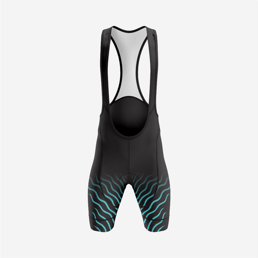 Premium Men's Black Cycling Bib Shorts – Breathable, Padded & Performance