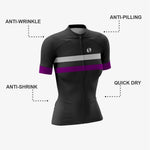Personalized Women's Cycling Kit – Purple/White/Black - K2 Sportswear | Custom Sports Uniforms & Apparels - K2 Sportswear