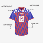 Blue/Red Violet Custom Football Practice Jersey – Men/Women/Youth - K2 Sportswear | Custom Sports Uniforms & Apparels - K2 Sportswear